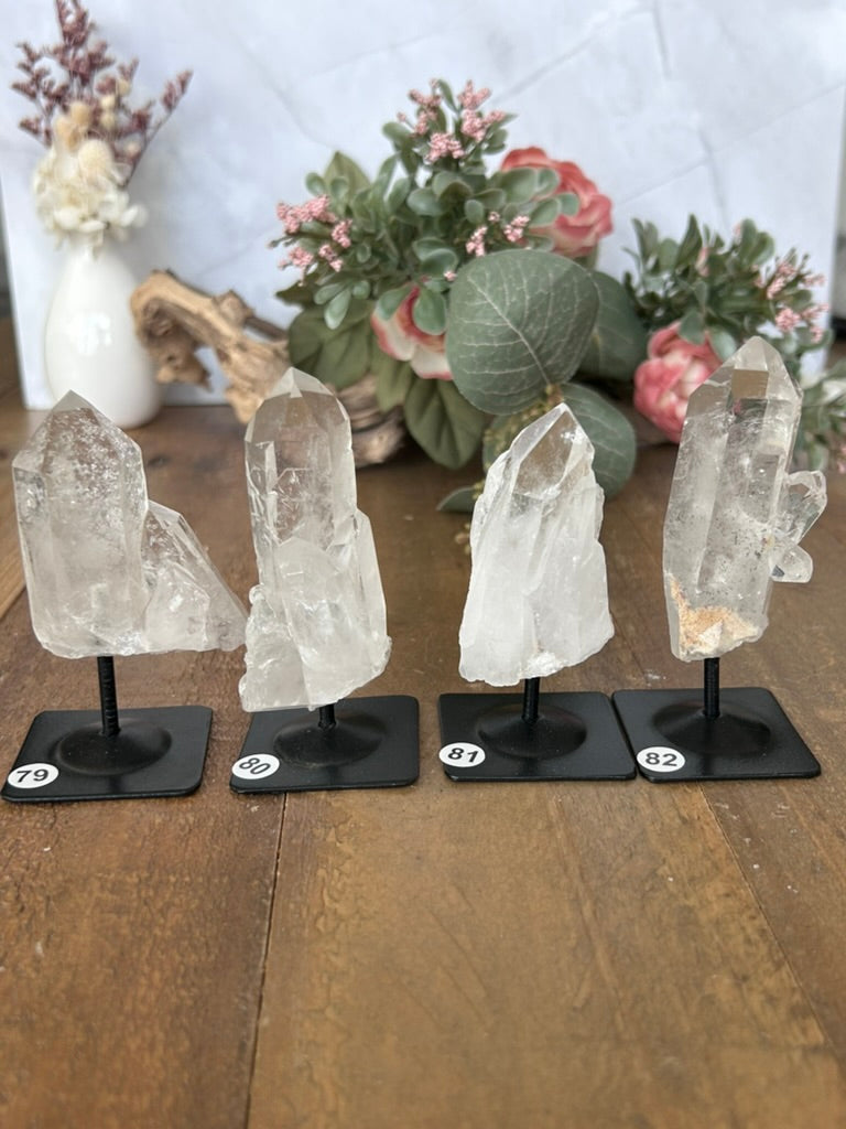 Twin Quartz On Stand 79, 80, 81, 82
