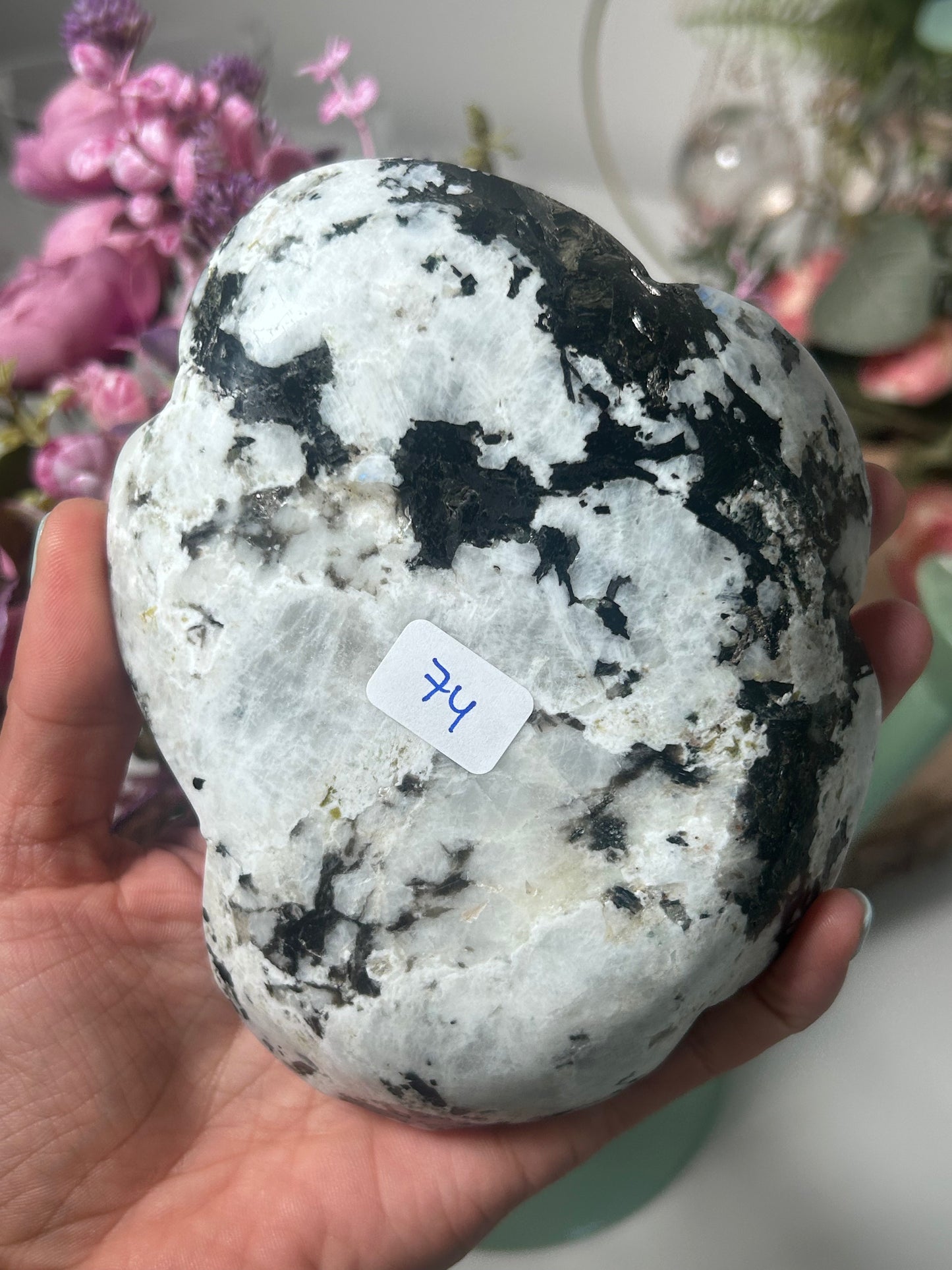 Rainbow Moonstone Cloud Bowl 74