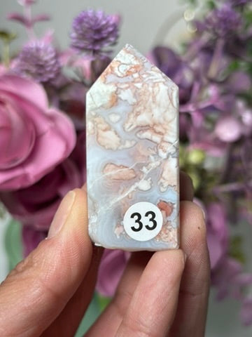 Cotton Candy Agate Point 22