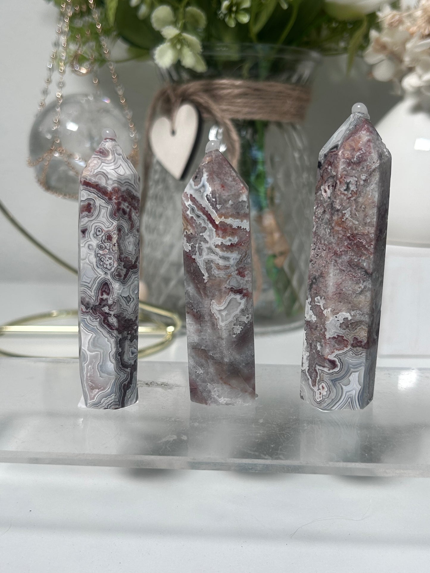 Mexican Crazy Lace Towers 13a, 13d, 13c