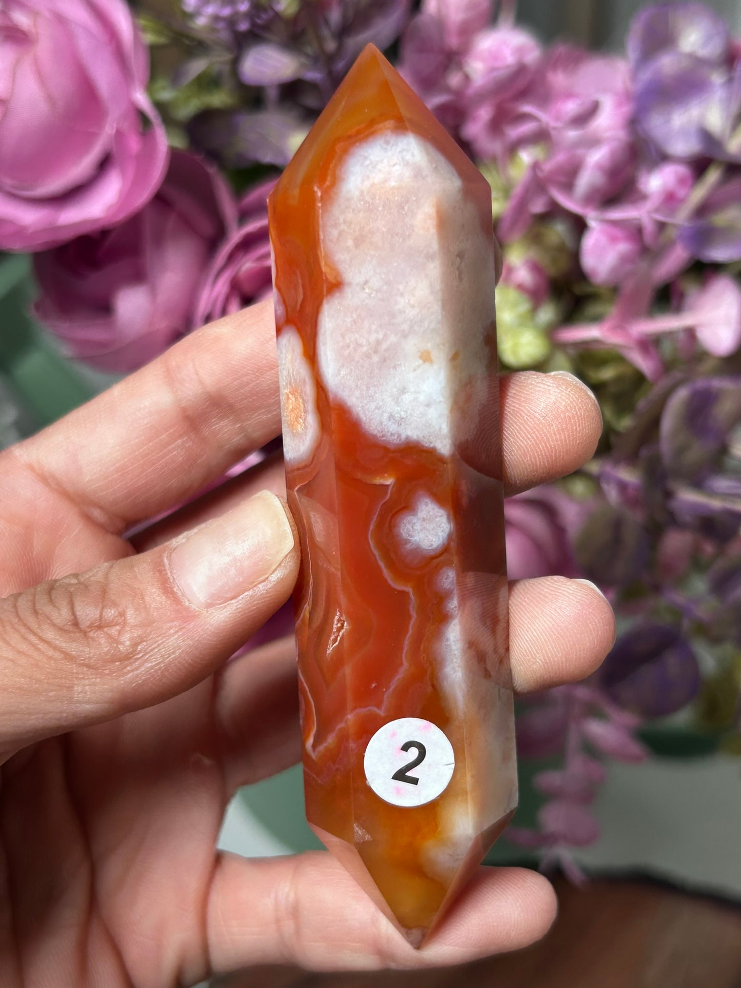 Carnelian Flower Agate DT