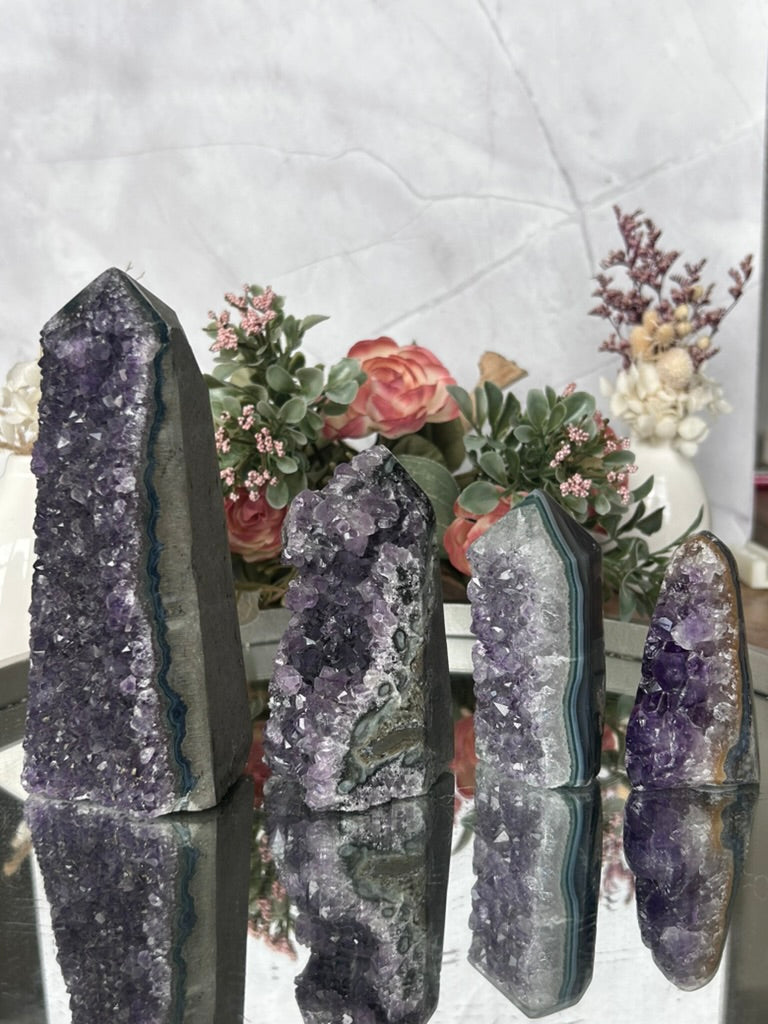 Amethyst Geode Tower