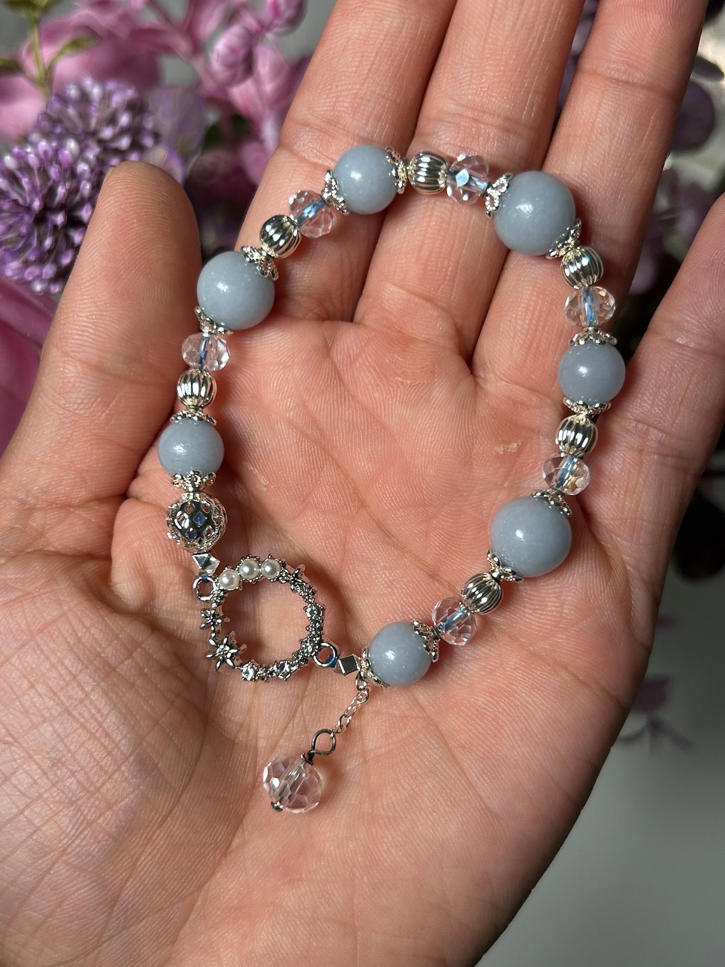 Crystal Bracelets with Charm