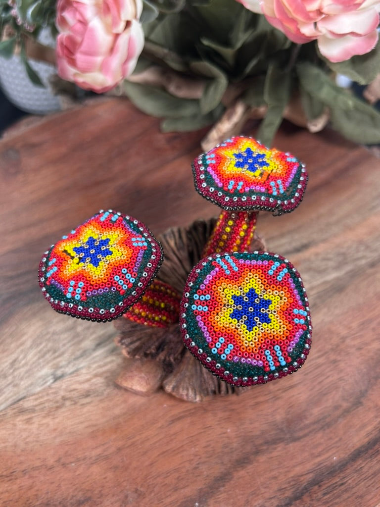 Handmade Beaded Fungi