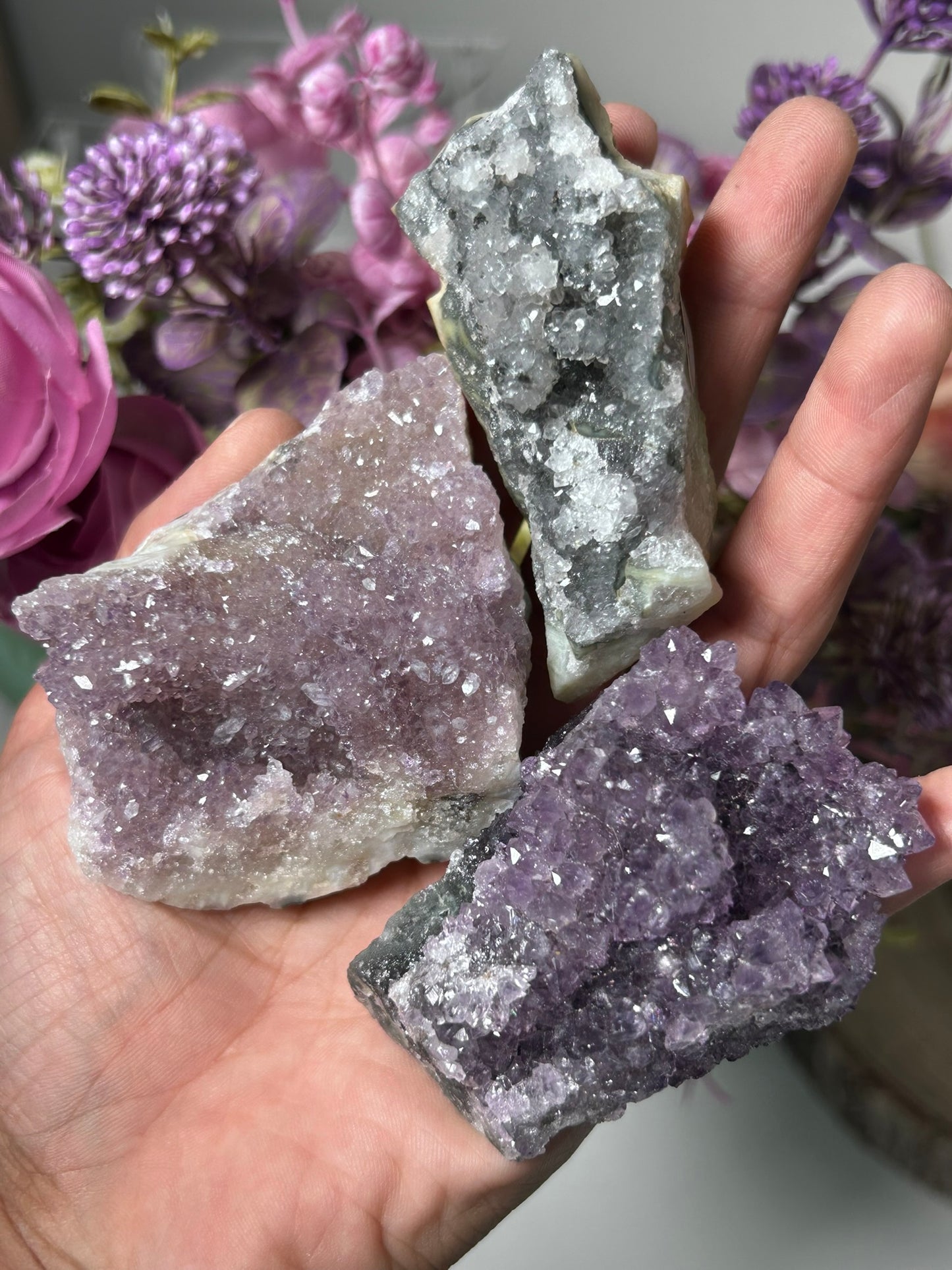 Rainbow Amethyst Raw 62, 47, 52