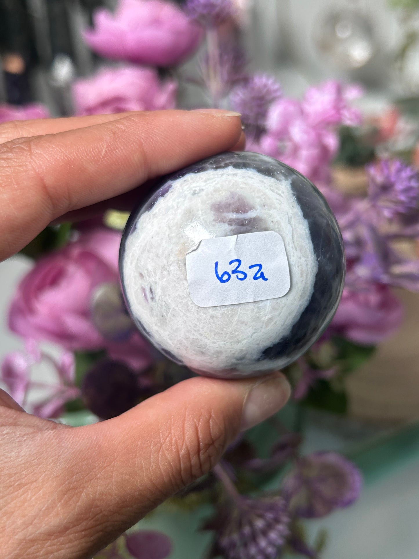 Purple Spurrite From Mexico Sphere 63
