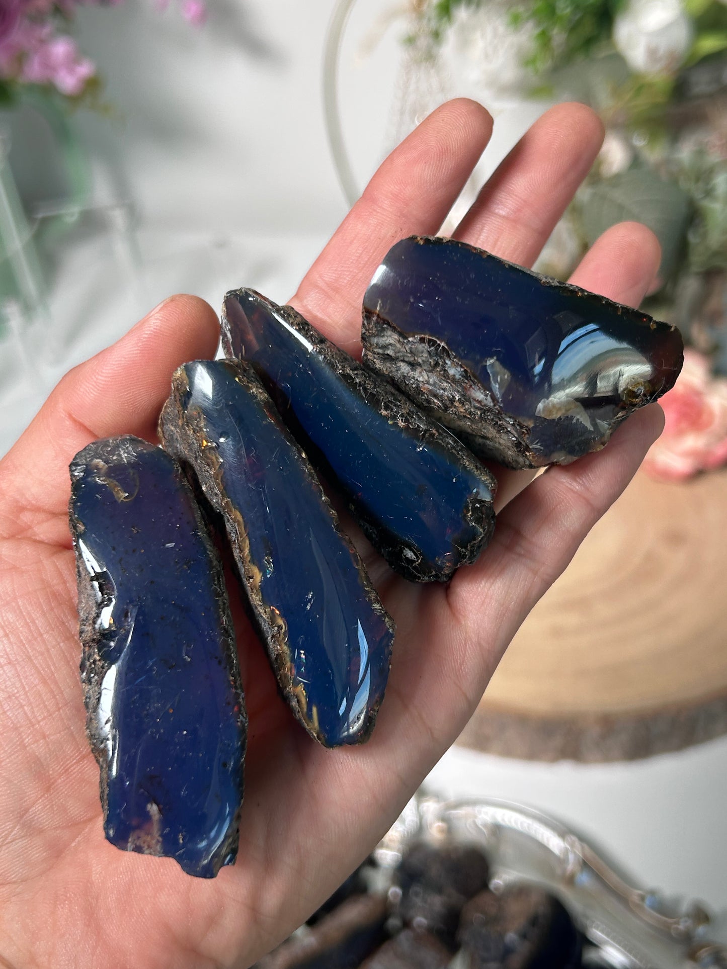 Indonesian Blue Amber Raw