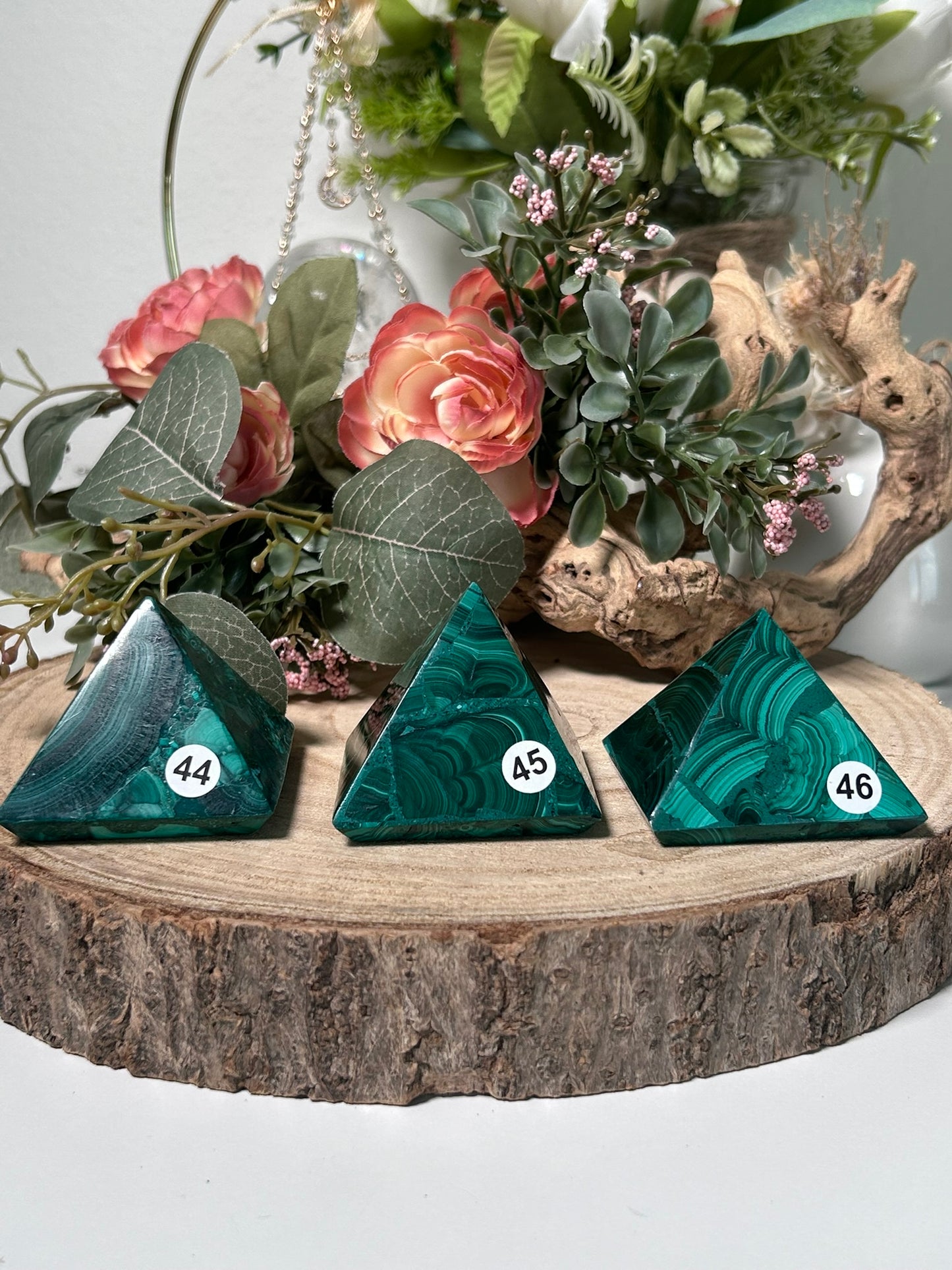 Malachite Pyramids 44, 45, 46