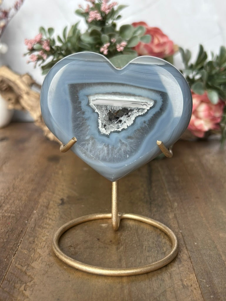 Druzy Heart 50