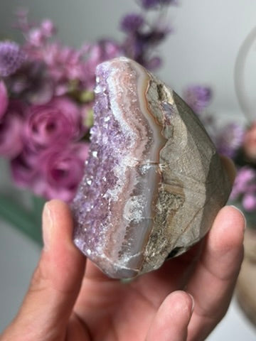 Rainbow Amethyst Cut Base 52