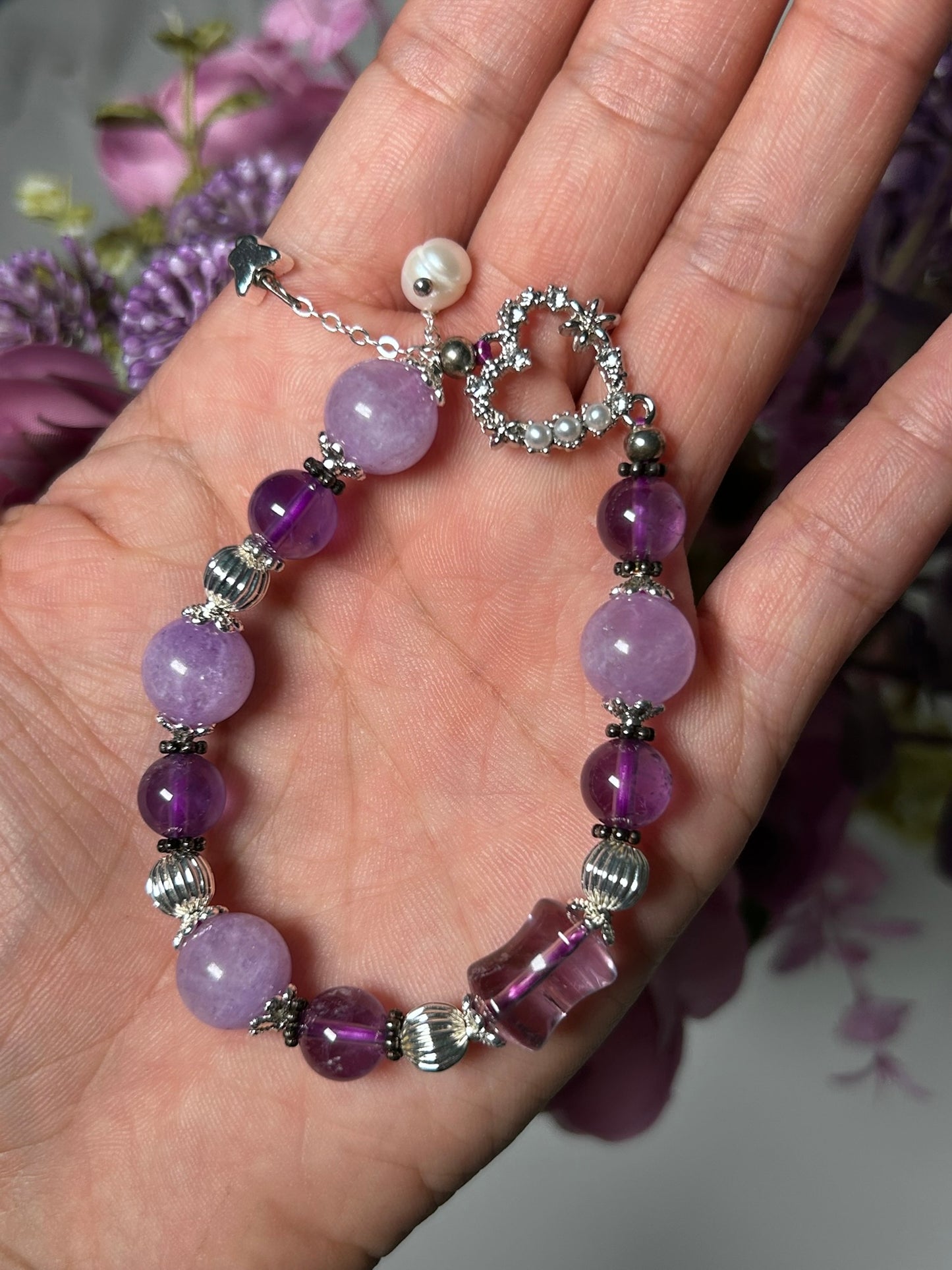 Crystal Bracelets with Charm