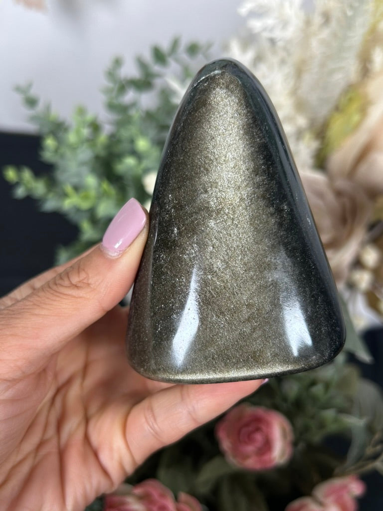 Gold Sheen Obsidian Free Form 85a