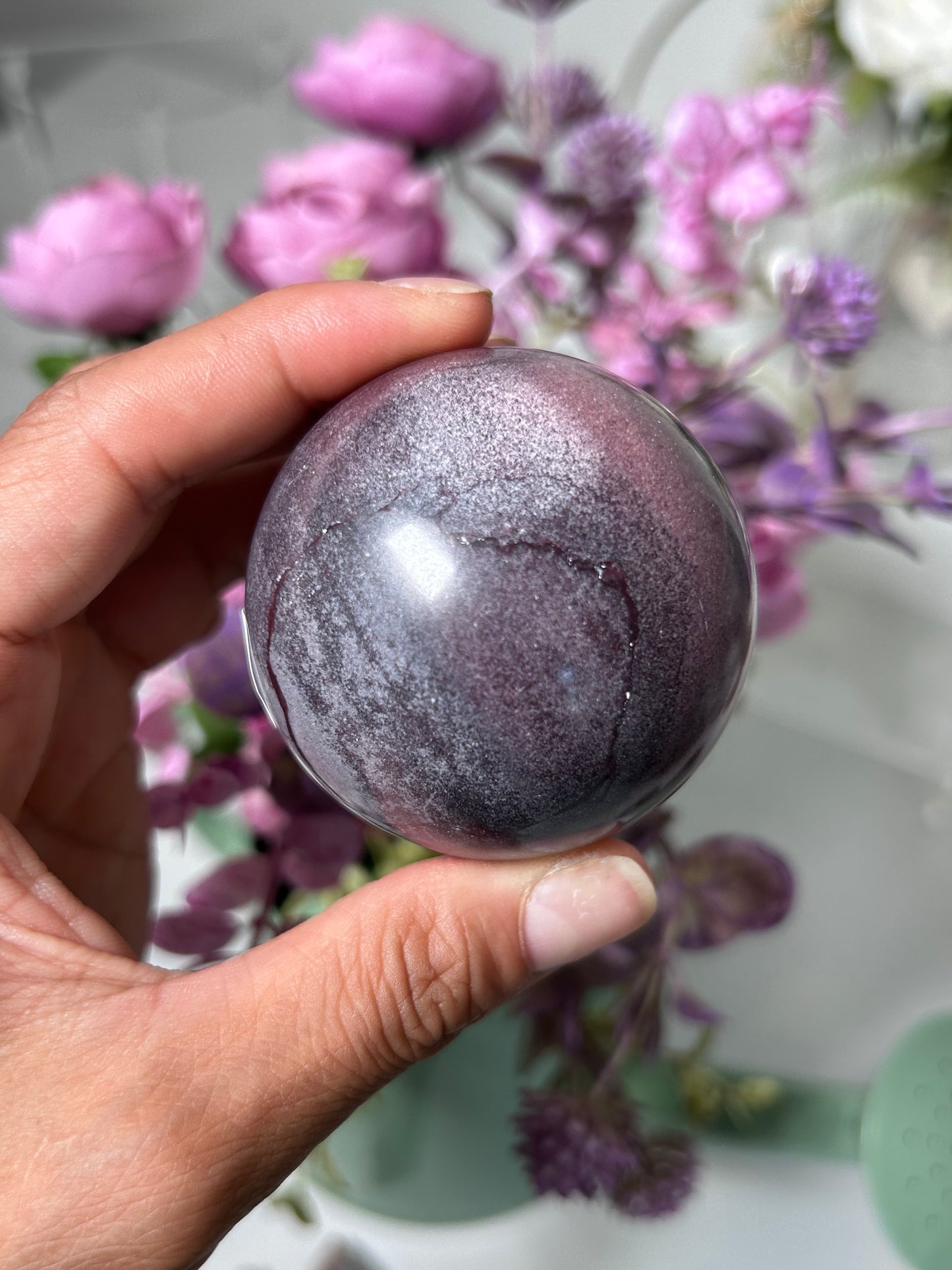 Porcelain Jasper From Mexico Sphere 78a