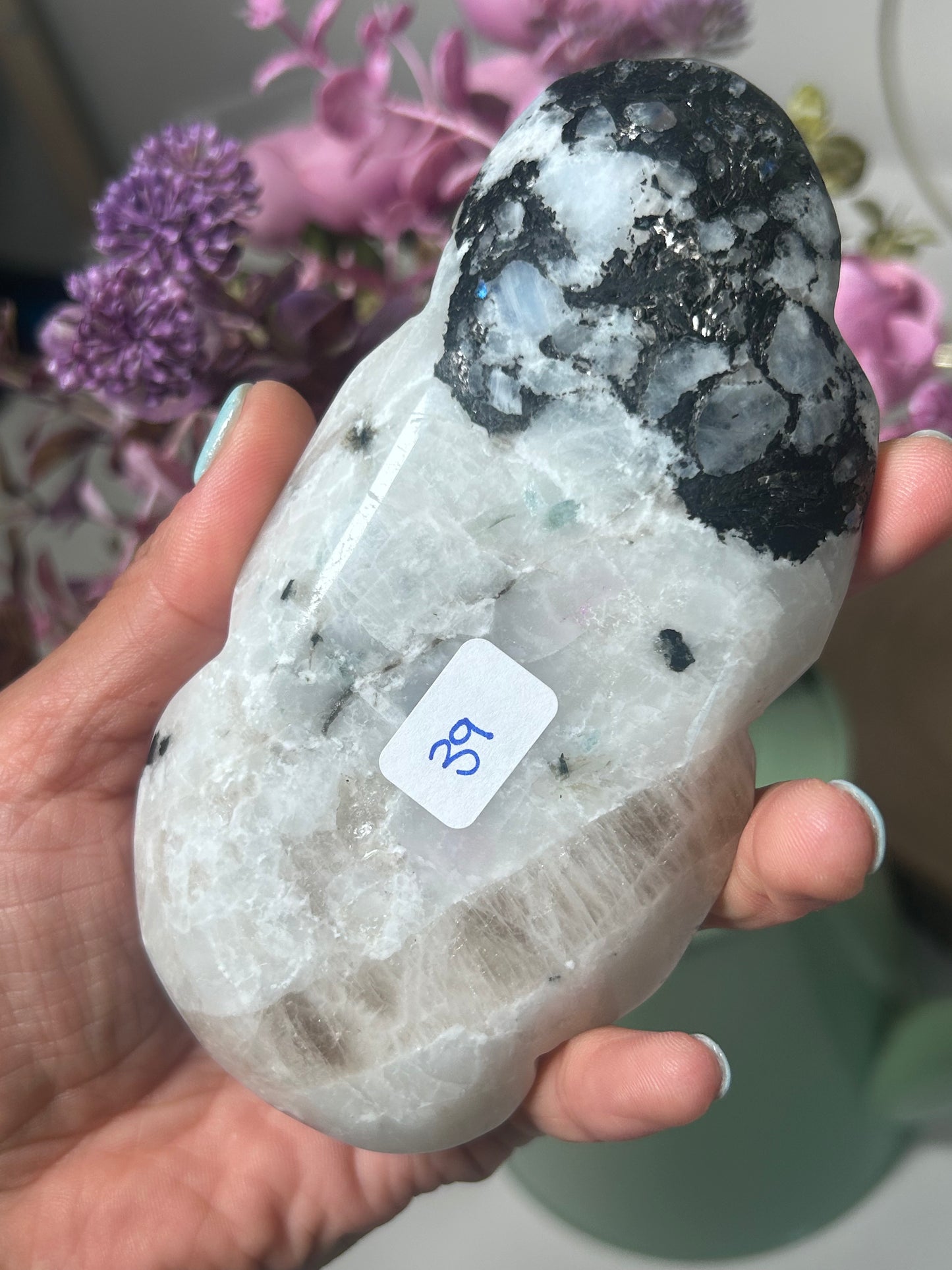Rainbow Moonstone Cloud Bowl 39