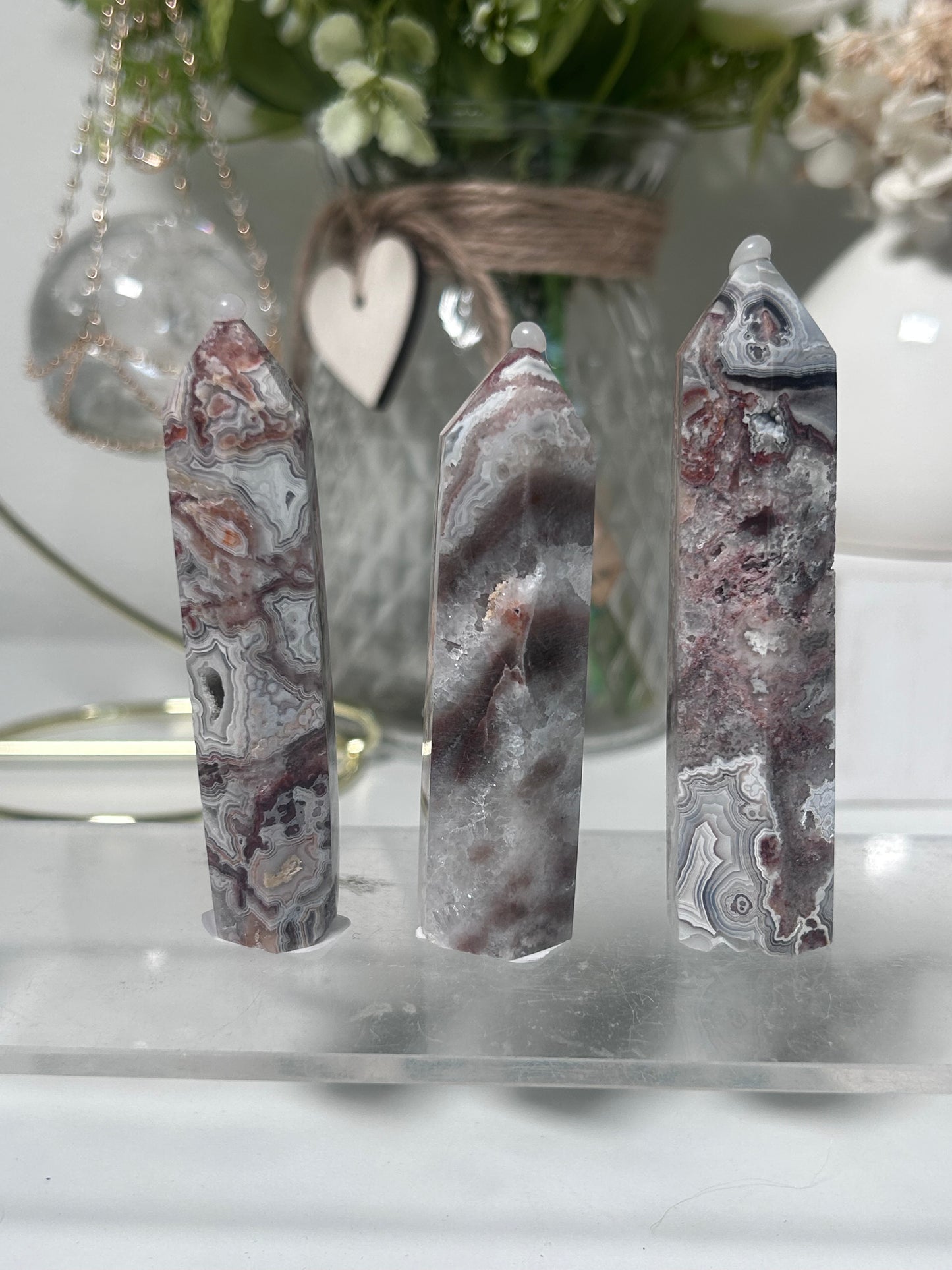 Mexican Crazy Lace Towers 13a, 13d, 13c