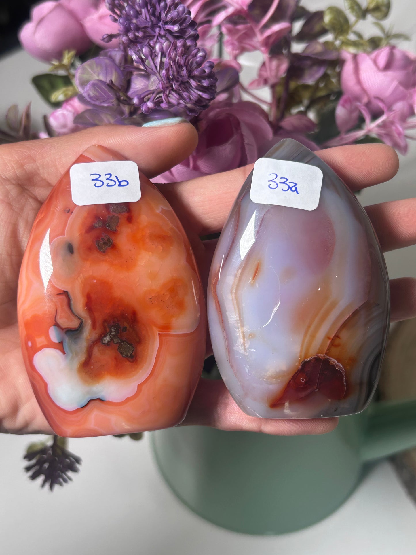 Carnelian Flames 33a, 33b