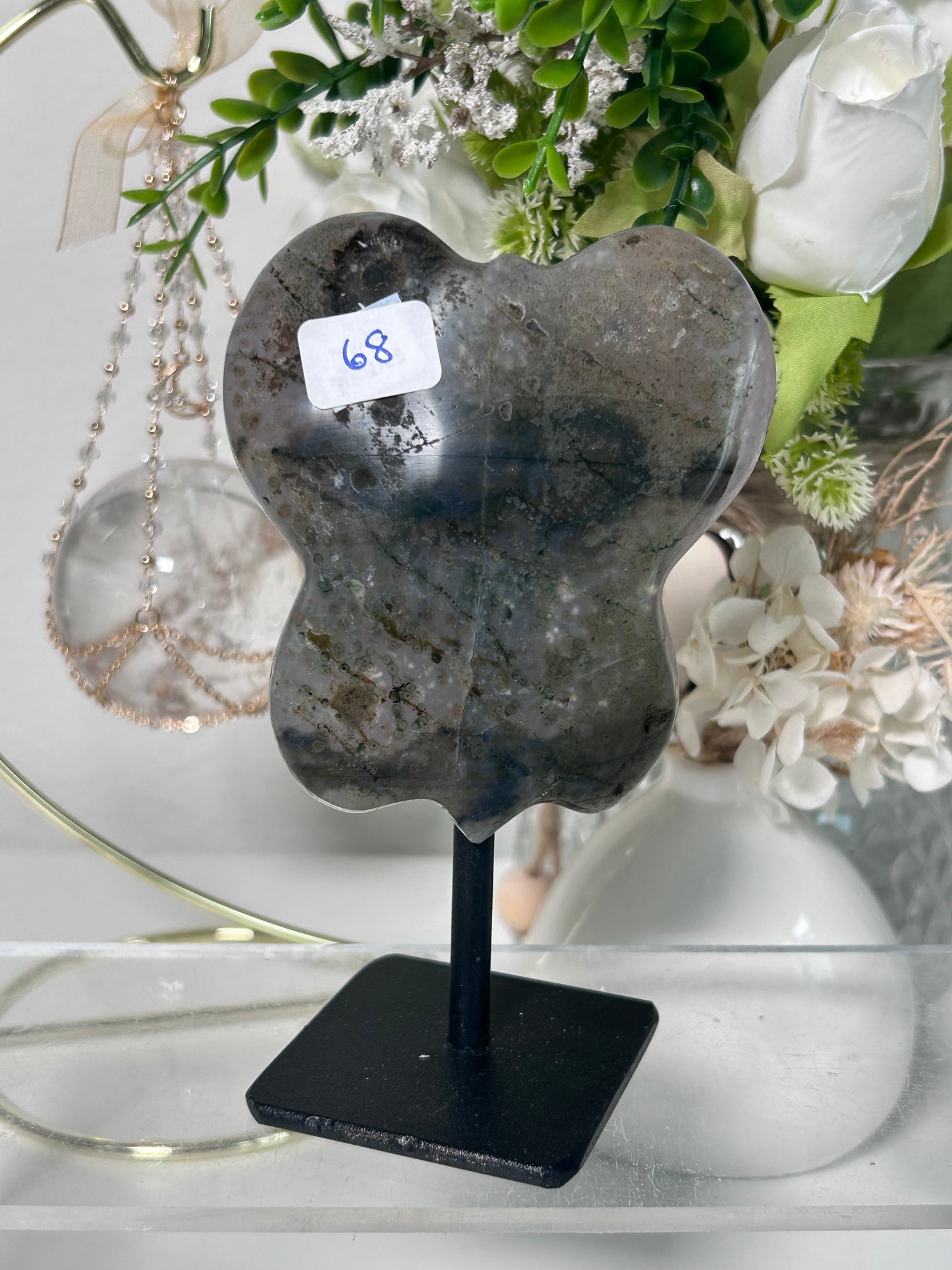 Amethyst Butterfly on Stand 68
