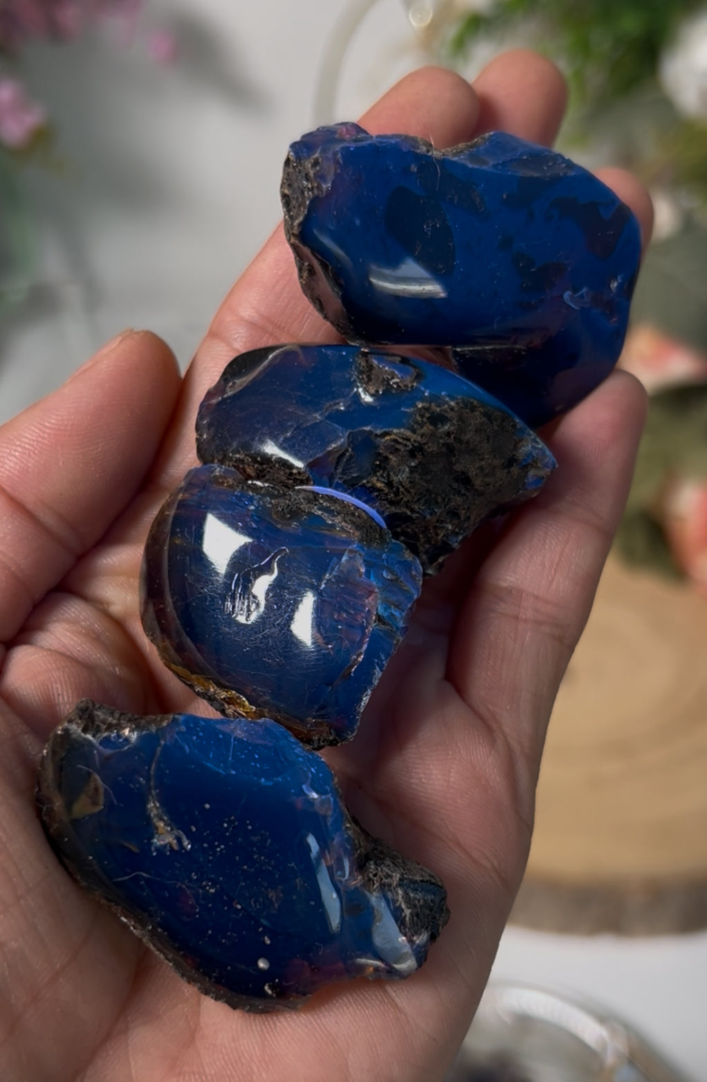 Indonesian Blue Amber Raw