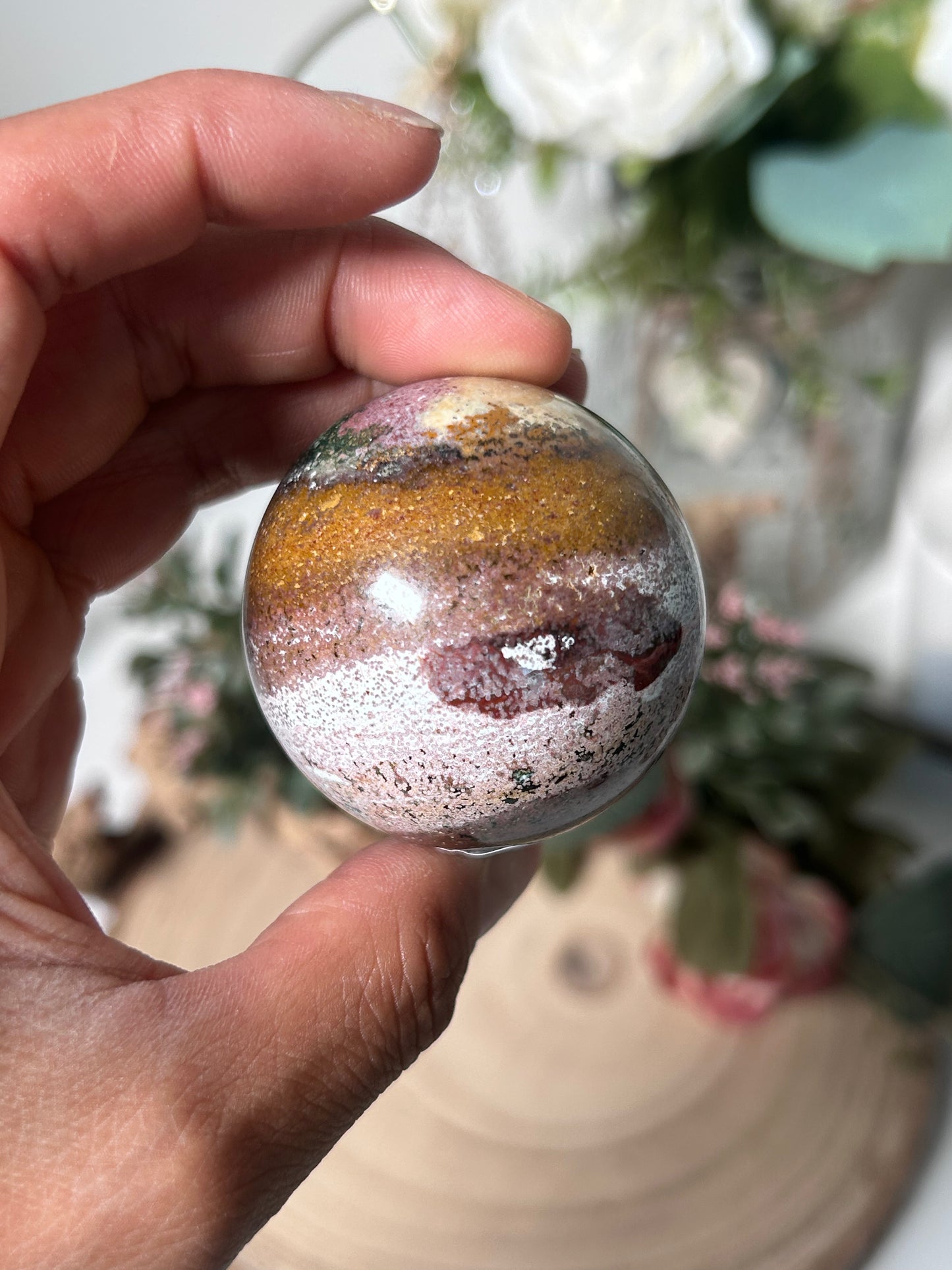Sea Jasper From India Sphere 39a