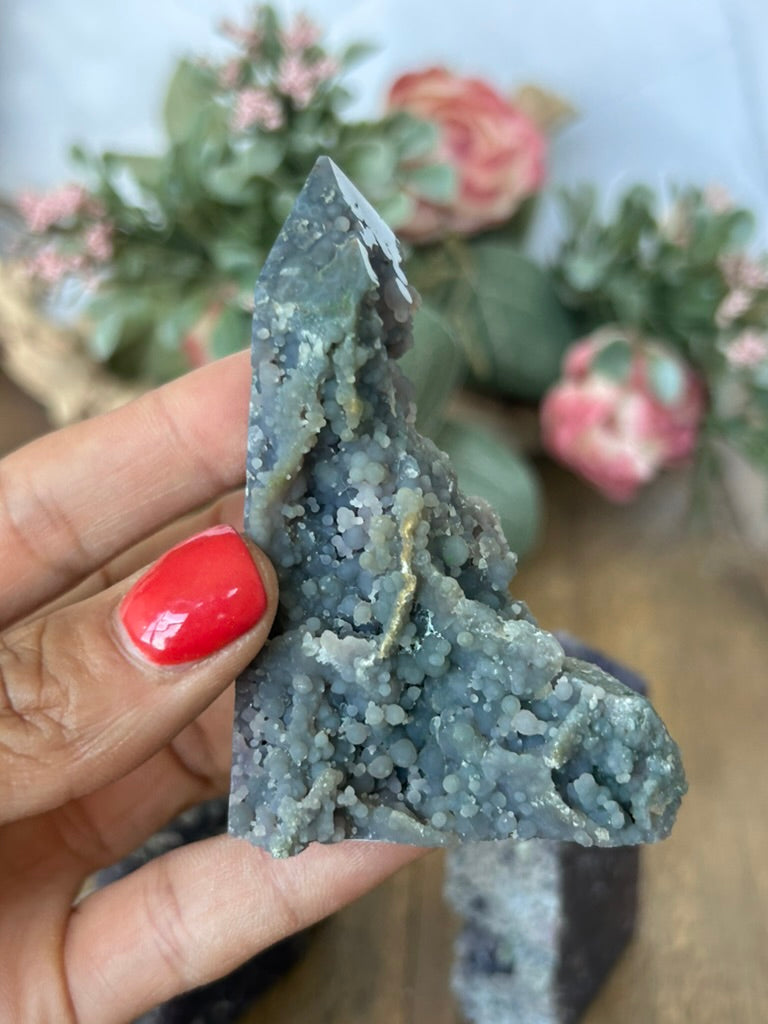 Grape Druzy Towers