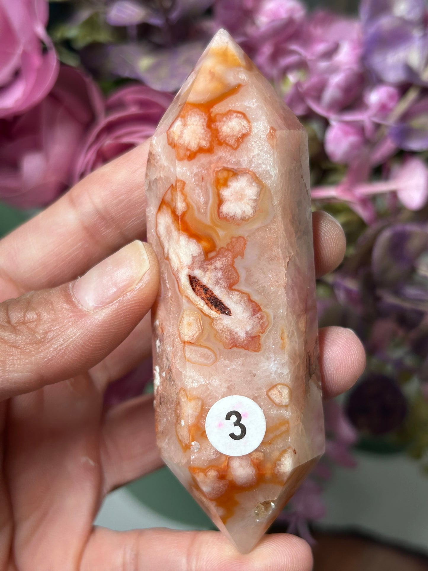 Carnelian Flower Agate DT