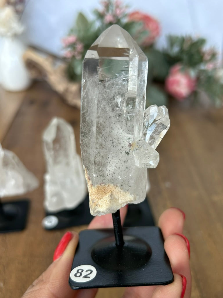 Twin Quartz On Stand 79, 80, 81, 82