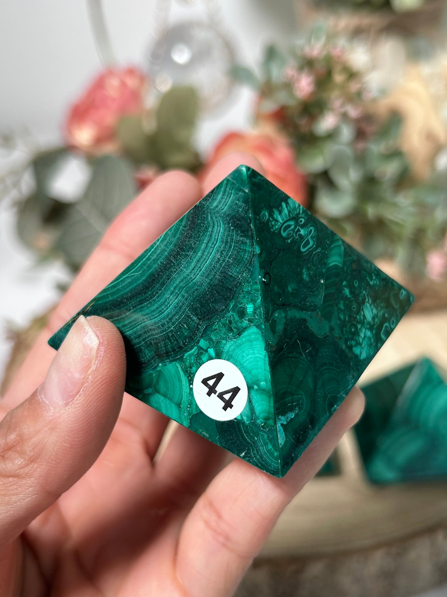 Malachite Pyramids 44, 45, 46