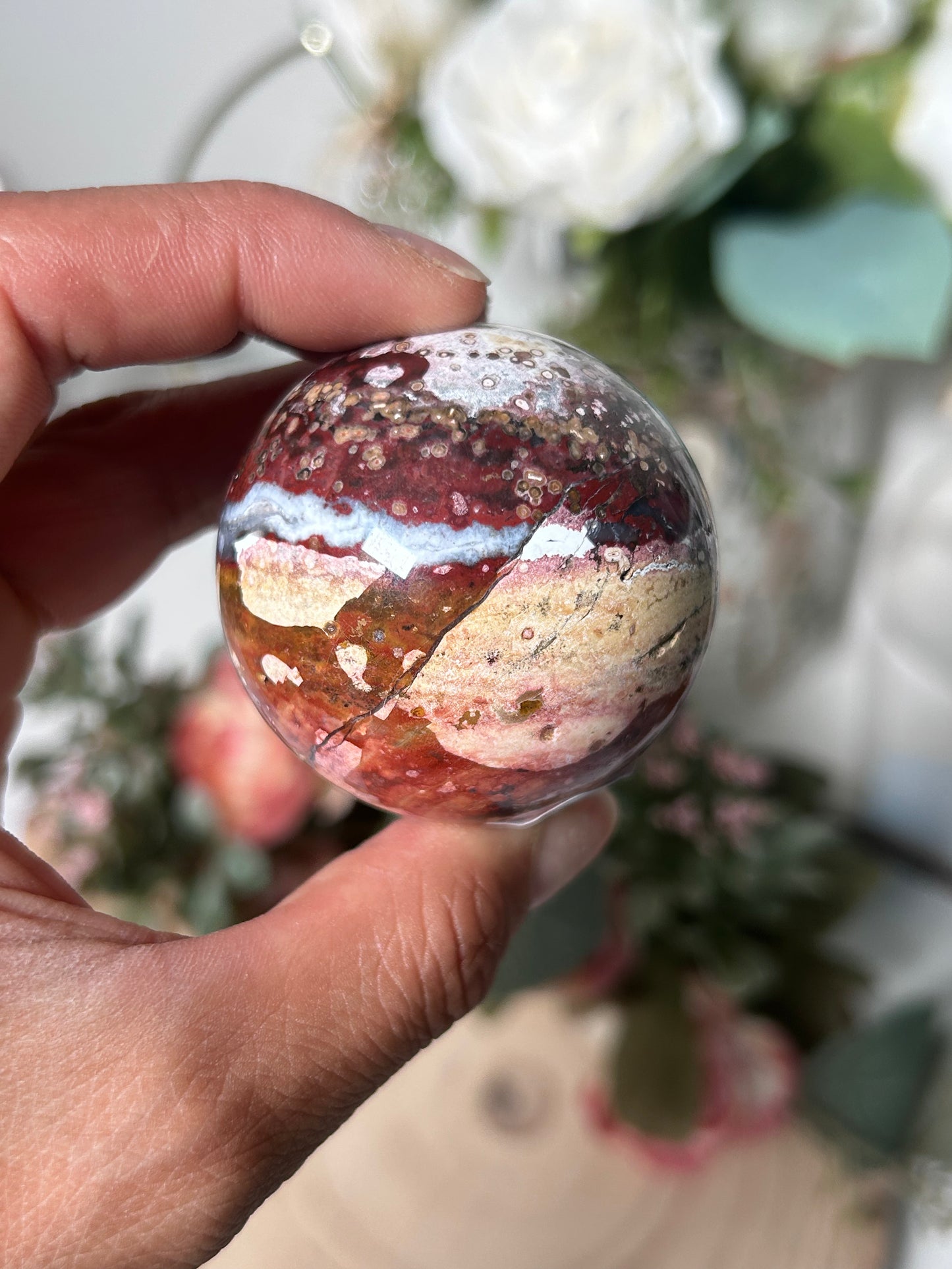 Sea Jasper From India Sphere 52
