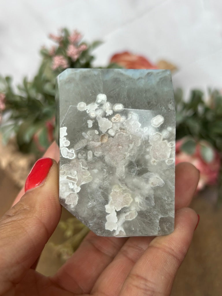 Green Quartz Amethyst Flower Agate FF