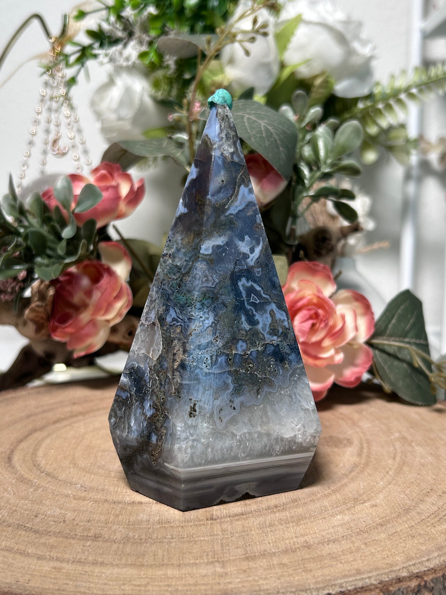 Moss Agate Diamond (Repaired) 44