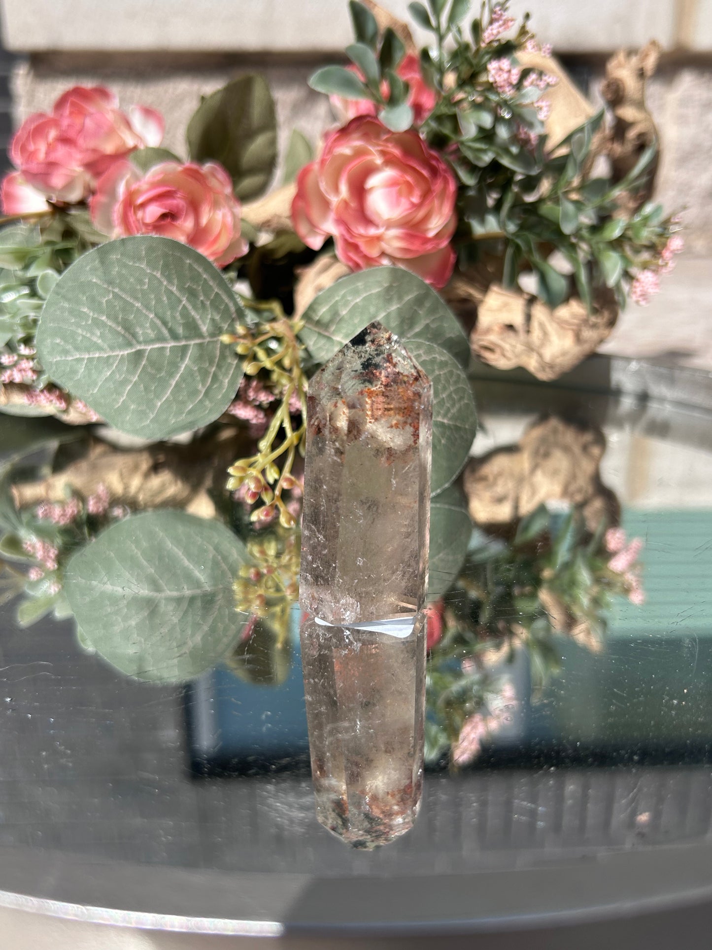 Smokey Garden Quartz Point 17b