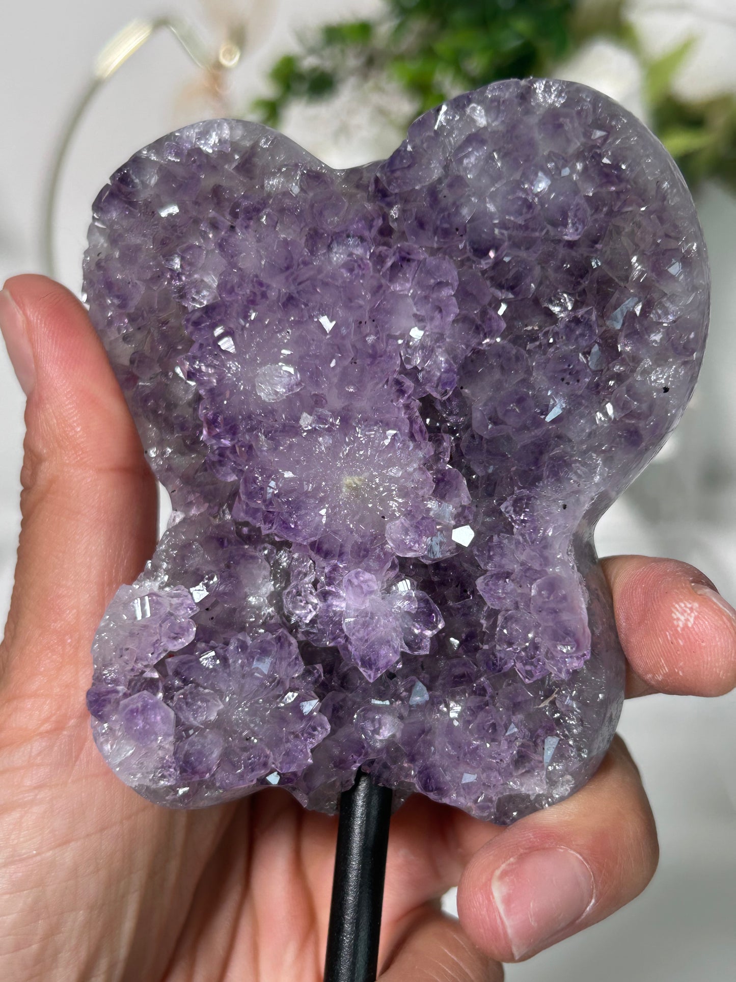 Amethyst Butterfly on Stand 68