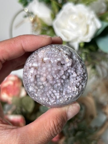 Druzy Grape Agate Sphere