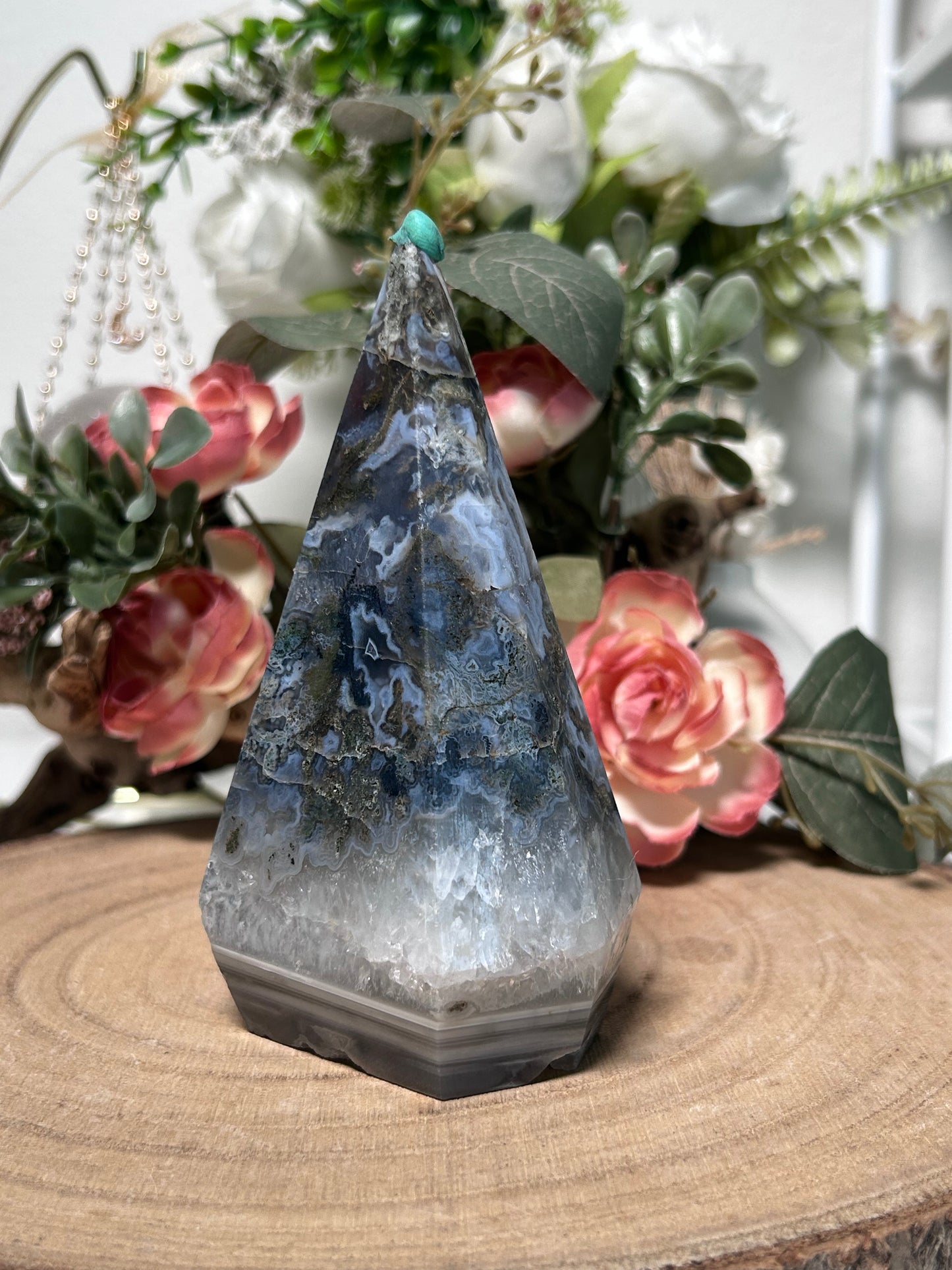Moss Agate Diamond (Repaired) 44