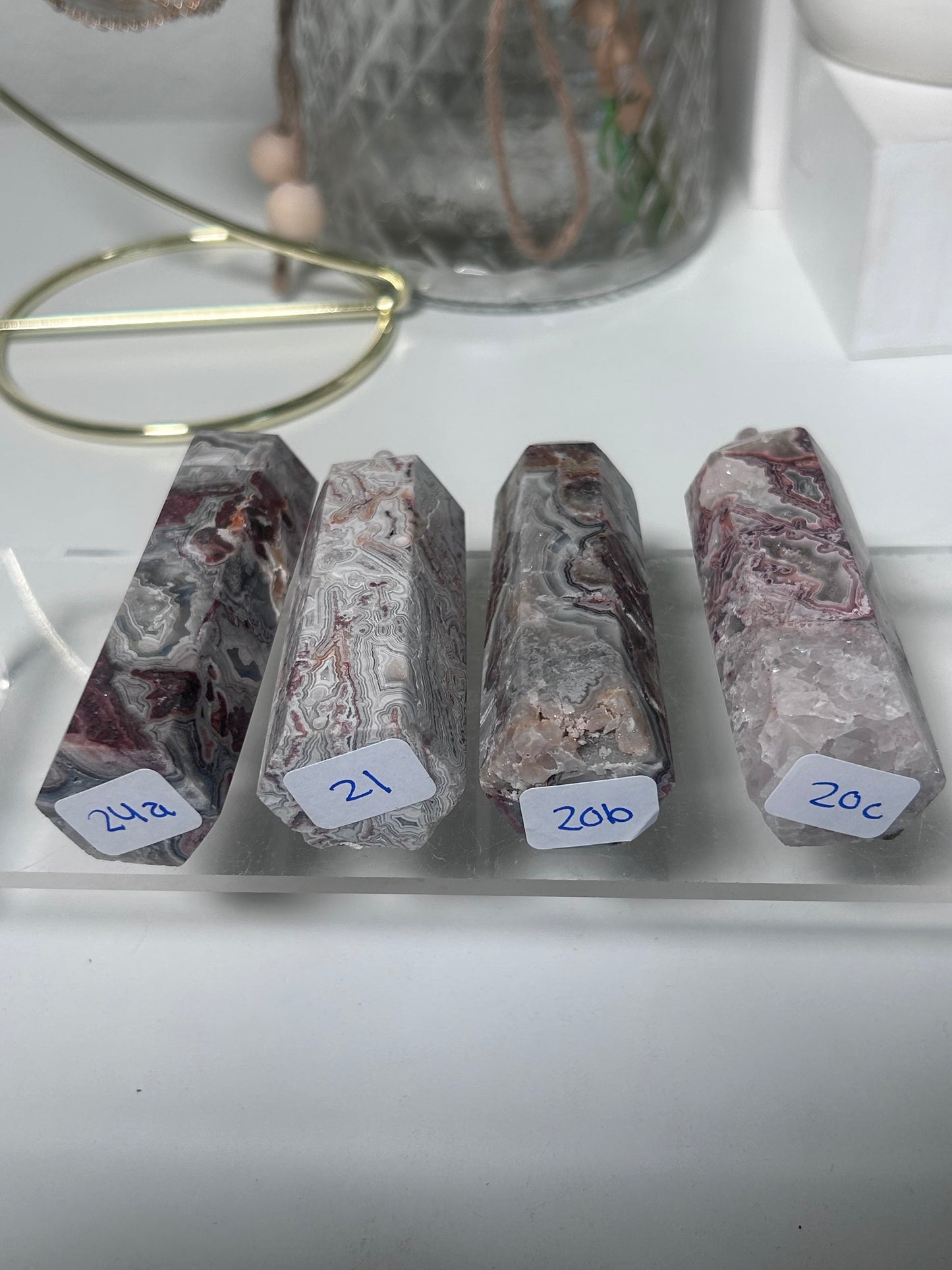 Mexican Crazy Lace Towers 24a, 21, 20b, 20c