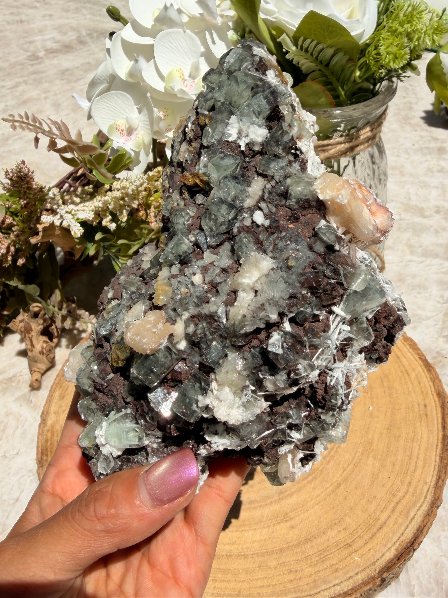 Disco Marshy Apophyllite 198