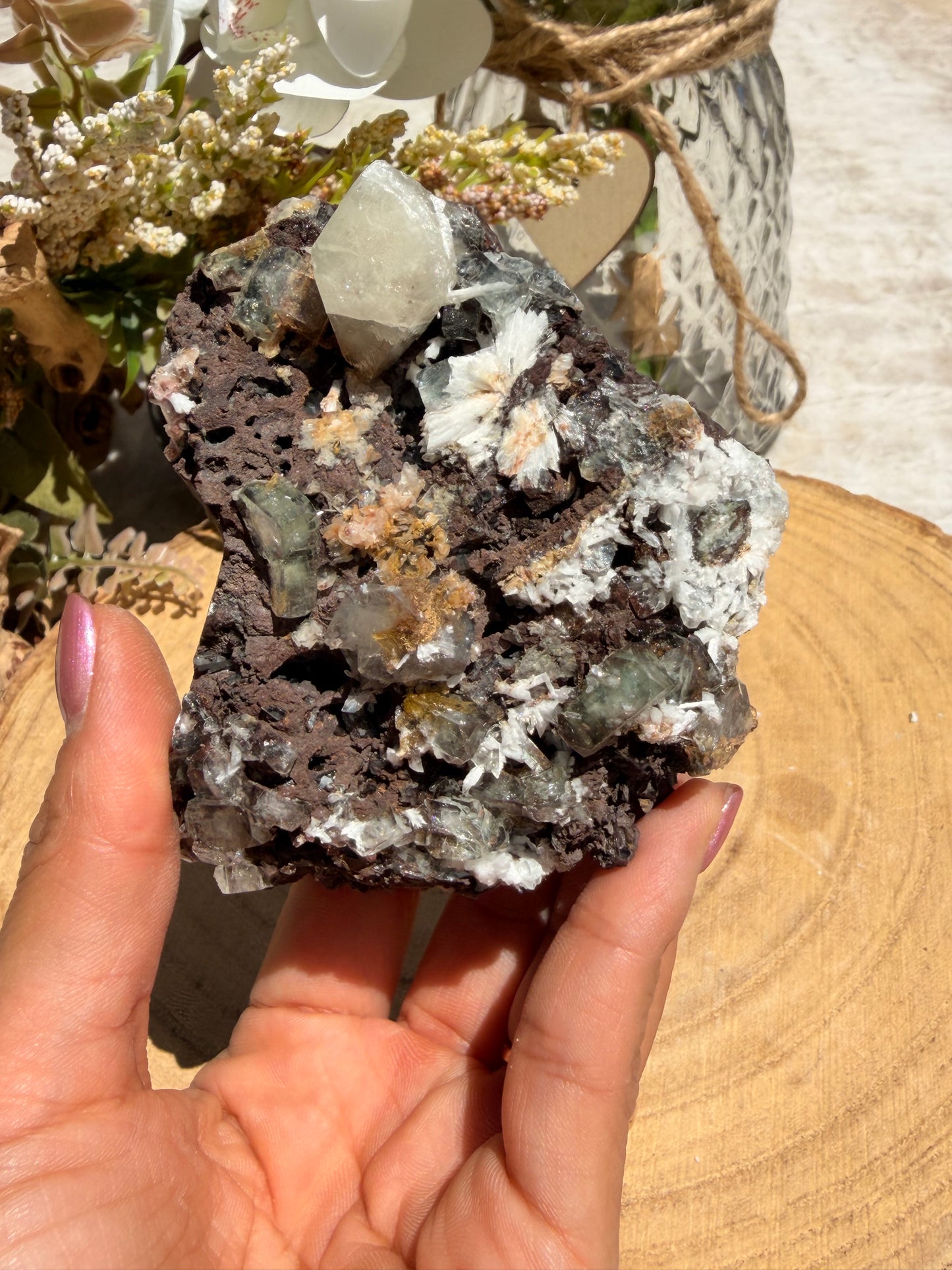 Disco Marshy Apophyllite 70a