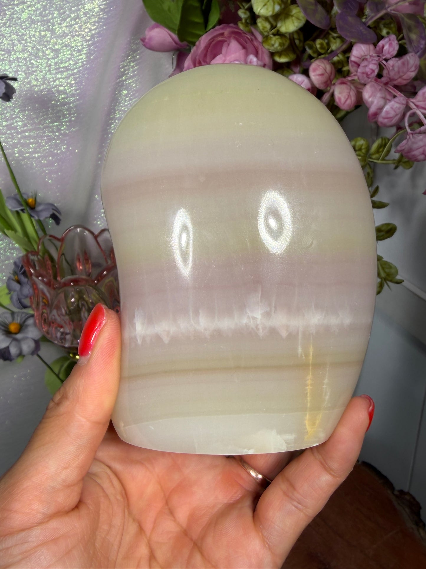 Watermelon Calcite Freeform