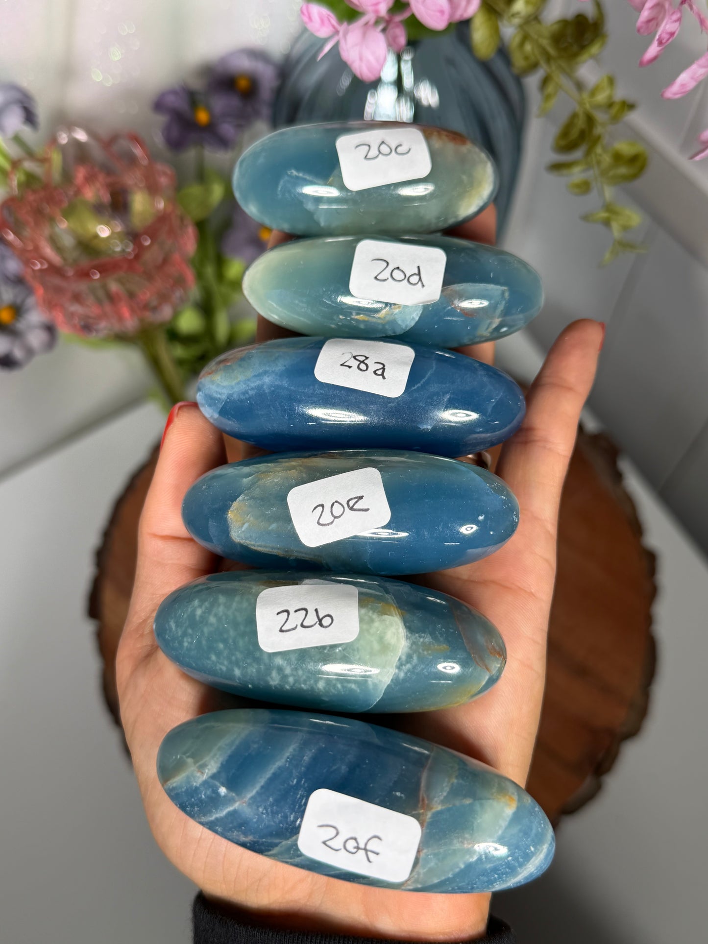 Lemurian Aquatine Calcite Shivas