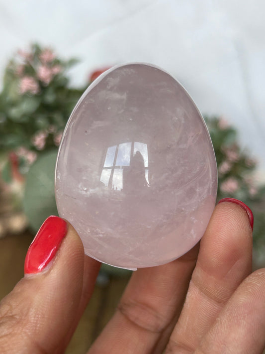 Star Rose Quartz Egg