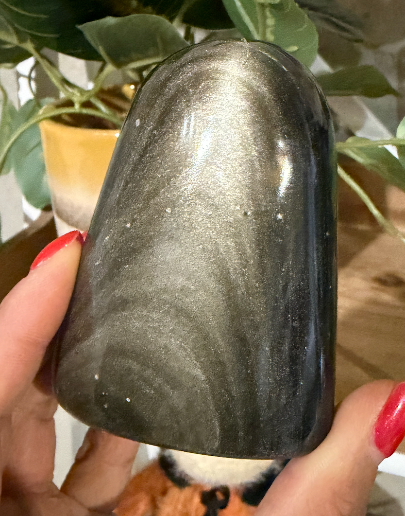 Gold Sheen Obsidian Free Form 85b