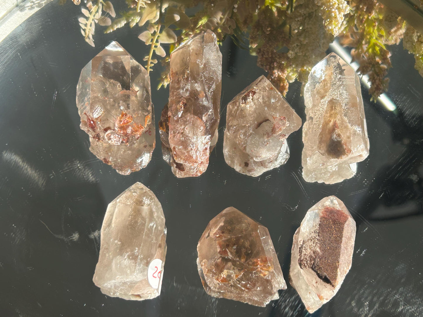 Lemurian Quartz w\ Lodolite Quartz Raw Point | Garden Lemurian Quartz | Shamanic Lemurian Quartz | Scenic Lemurian| Natural Healing Crystal-Raw Crystal Specimens-Lemurian, Quartz, Lodolite