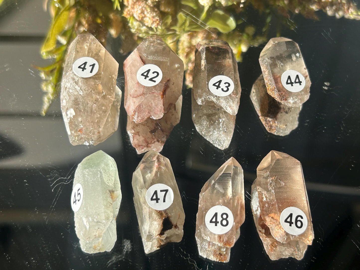 Lemurian Quartz w\ Lodolite Quartz Raw Point | Garden Lemurian Quartz | Shamanic Lemurian Quartz | Scenic Lemurian| Natural Healing Crystal-Raw Crystal Specimens-Lemurian, Quartz, Lodolite