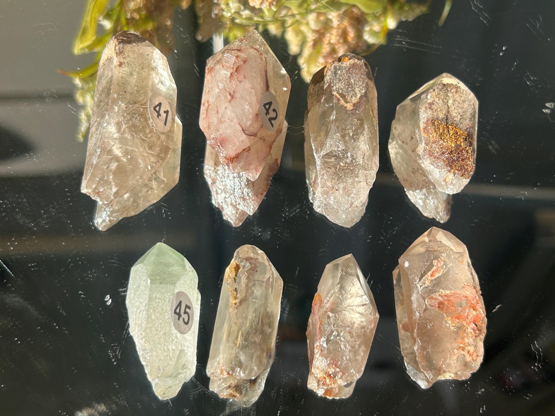 Lemurian Quartz w\ Lodolite Quartz Raw Point | Garden Lemurian Quartz | Shamanic Lemurian Quartz | Scenic Lemurian| Natural Healing Crystal-Raw Crystal Specimens-Lemurian, Quartz, Lodolite