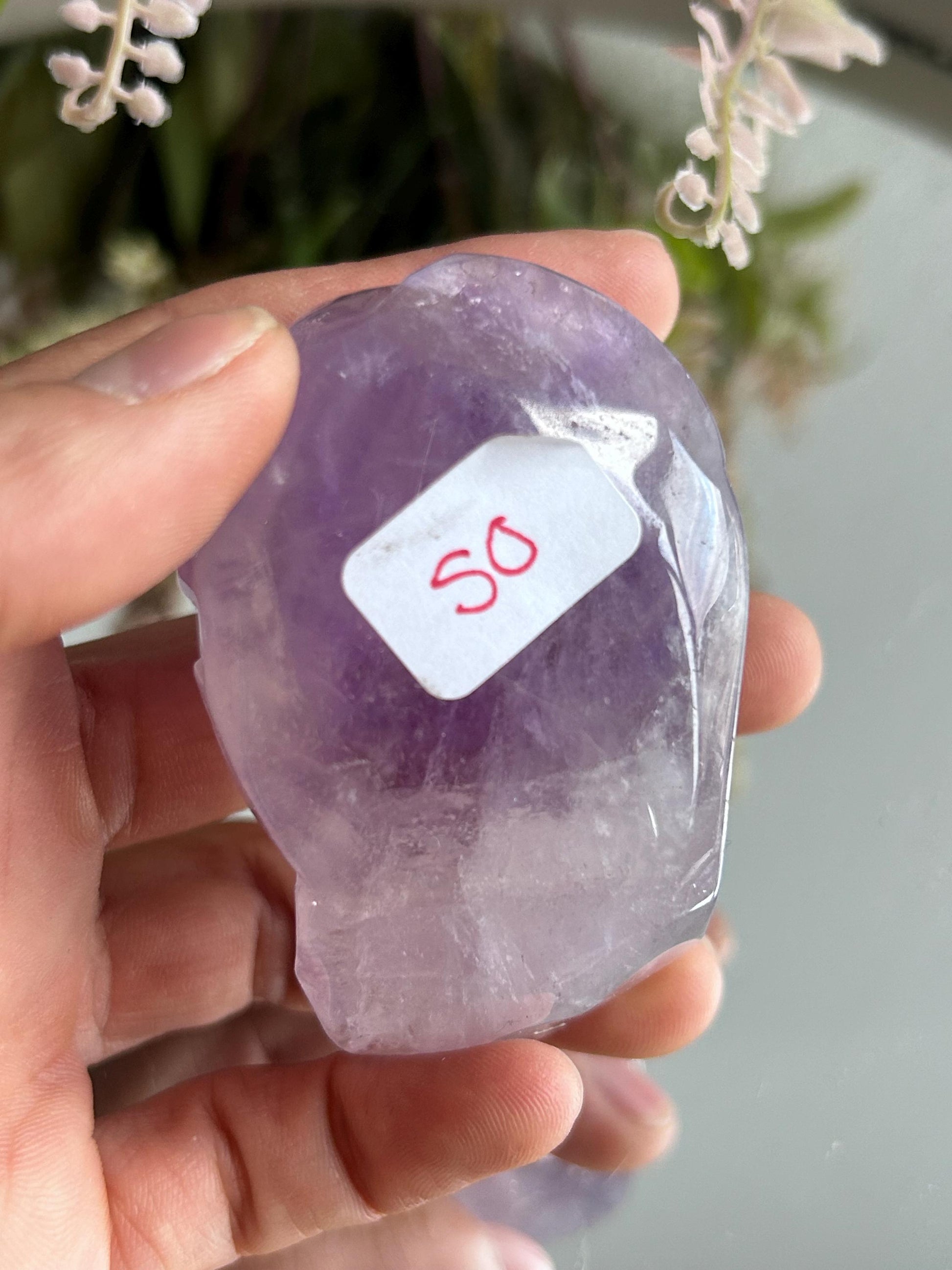 Rainbow Fluorite Rose Crystal Carving | Amethyst Rose Carving | Natural Gemstone | Crystal Gift | Healing Crystal | Crystal Rose Carving-Crystal Carvings-rainbow fluorite