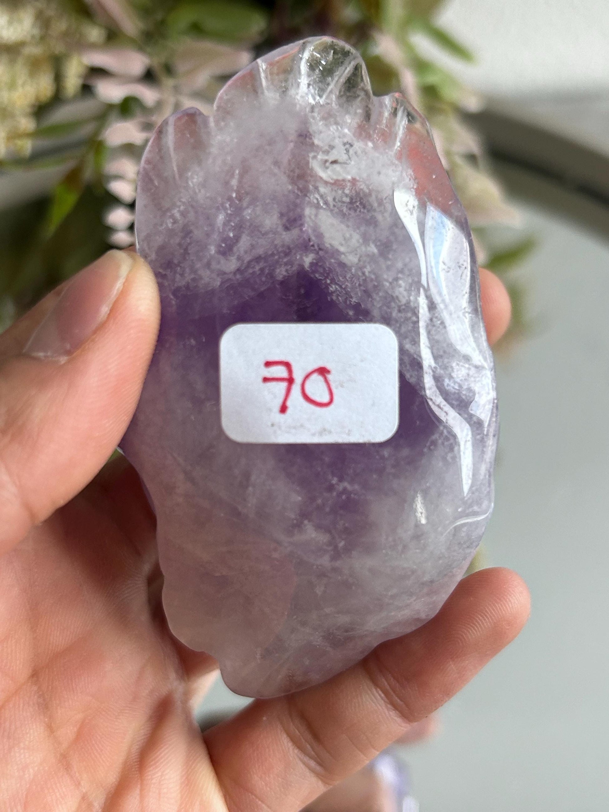 Rainbow Fluorite Rose Crystal Carving | Amethyst Rose Carving | Natural Gemstone | Crystal Gift | Healing Crystal | Crystal Rose Carving-Crystal Carvings-rainbow fluorite