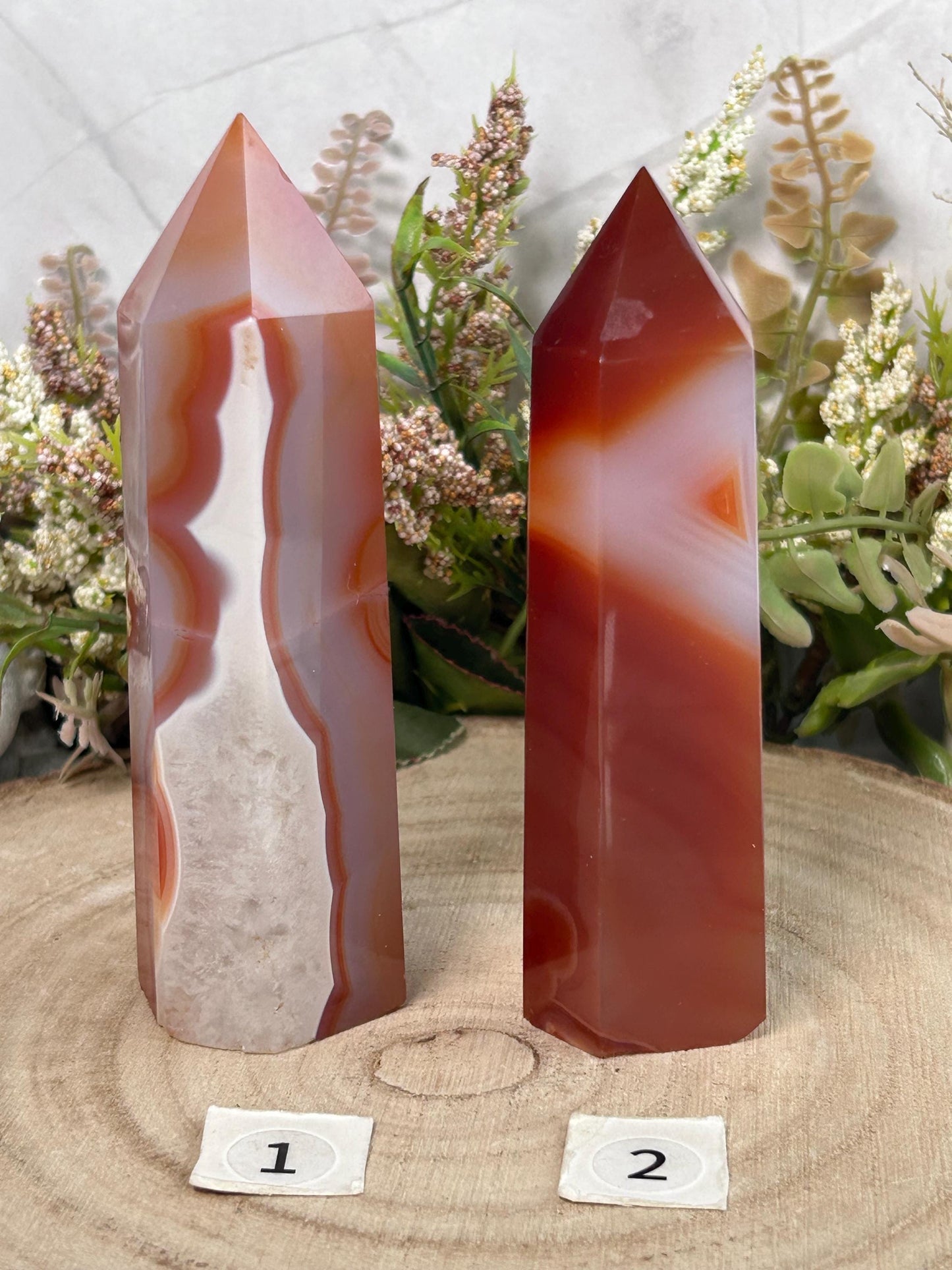 Natural Brazilian Carnelian Crystal Tower | Healing Crystal | Crystal Gifts-Crystal Towers-Carnelian, Quartz