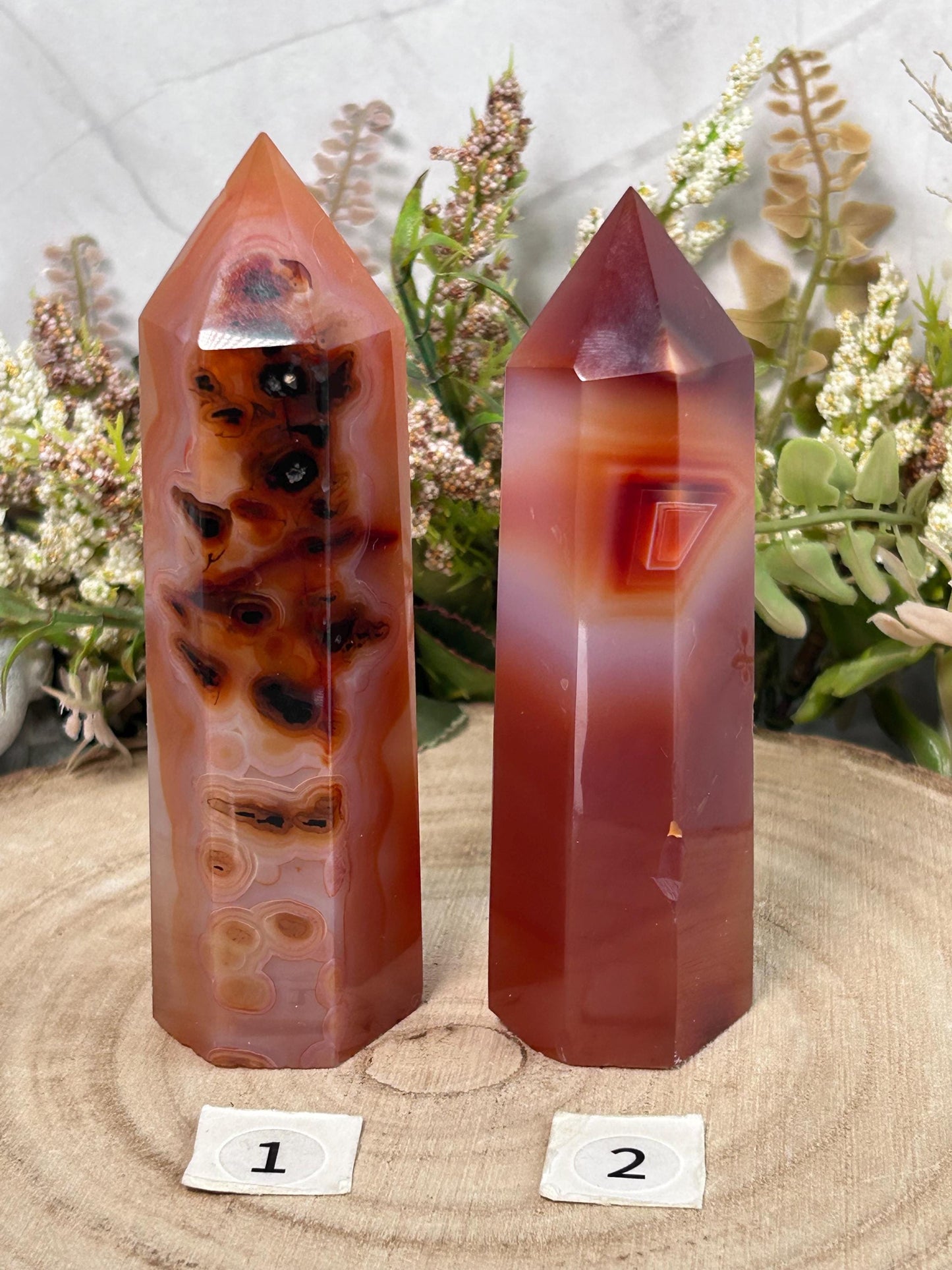 Natural Brazilian Carnelian Crystal Tower | Healing Crystal | Crystal Gifts-Crystal Towers-Carnelian, Quartz