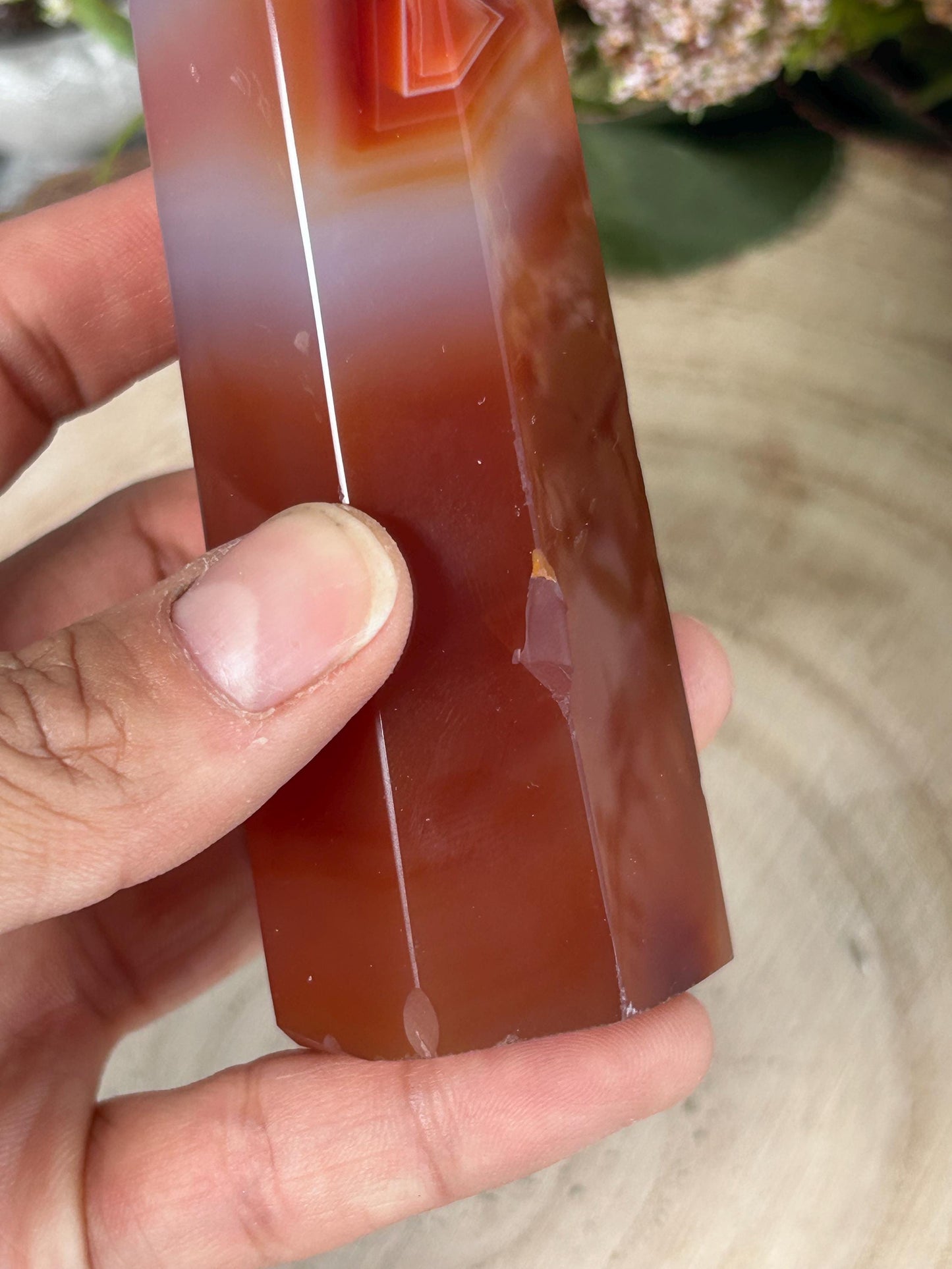 Natural Brazilian Carnelian Crystal Tower | Healing Crystal | Crystal Gifts-Crystal Towers-Carnelian, Quartz