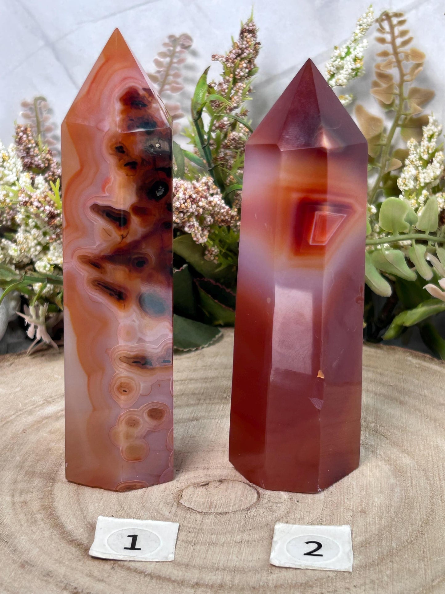 Natural Brazilian Carnelian Crystal Tower | Healing Crystal | Crystal Gifts-Crystal Towers-Carnelian, Quartz